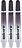 Unicorn Gripper 4 Two-Tone Black Top Darts Shafts