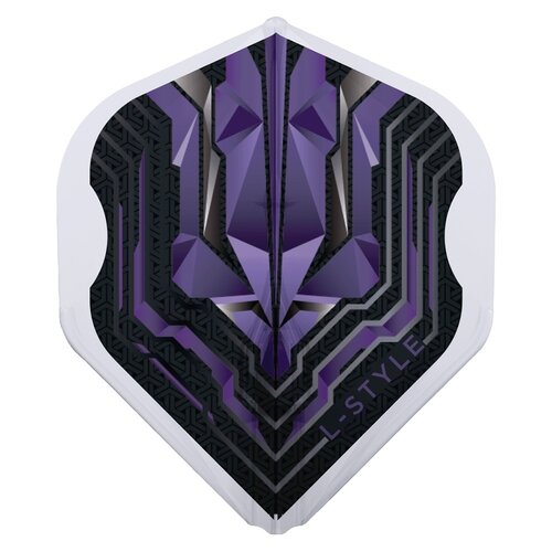 L-Style L-Style Champagne Flight EZ L1 Standard Origin Series Clear Purple Darts Flights