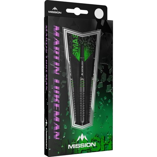 Mission Mission Martin Lukeman Black Titanium 90% Steel Tip Darts