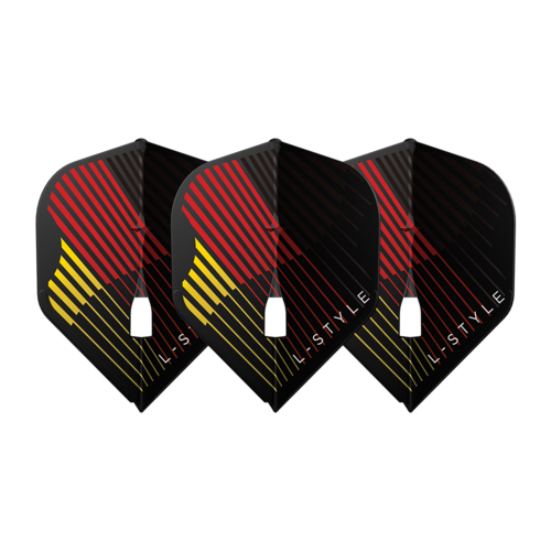 L-Style L-Style L1 RYB Series Type C Clear Black Darts Flights