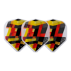 L-Style L-Style L1 EZ RYB Series Type A Clear White Darts Flights