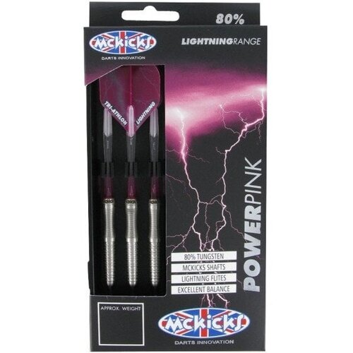 McKicks McKicks Power Pink 80% Steel Tip Darts