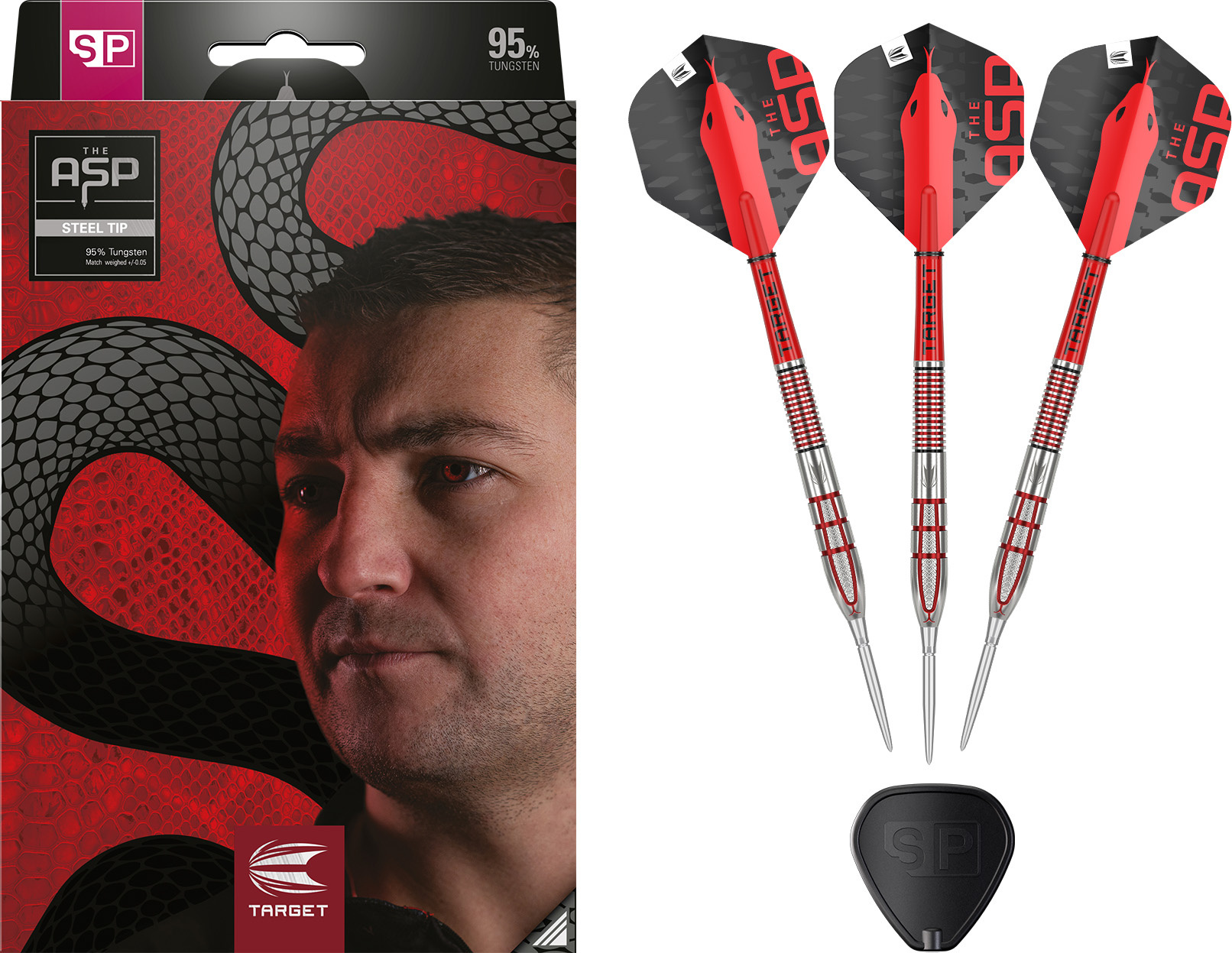 Target Nathan Aspinall G2 Swiss Point 95% Steel Tip Darts