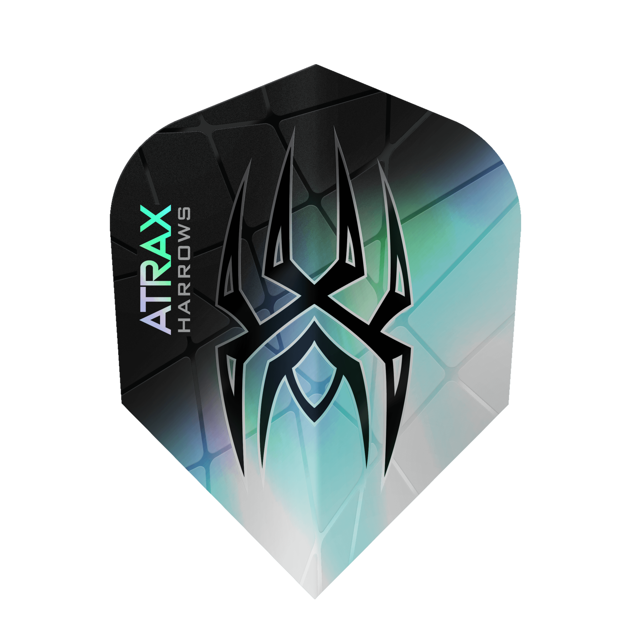 Harrows Atrax Black NO6 Darts Flights