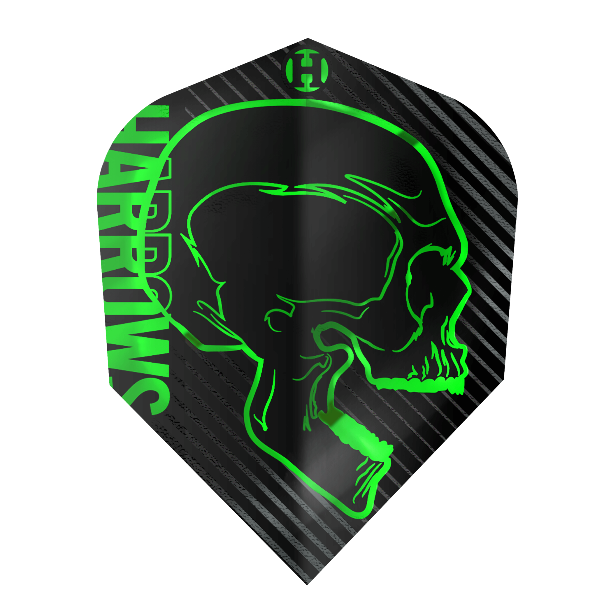 Harrows Rage Green NO6 Darts Flights