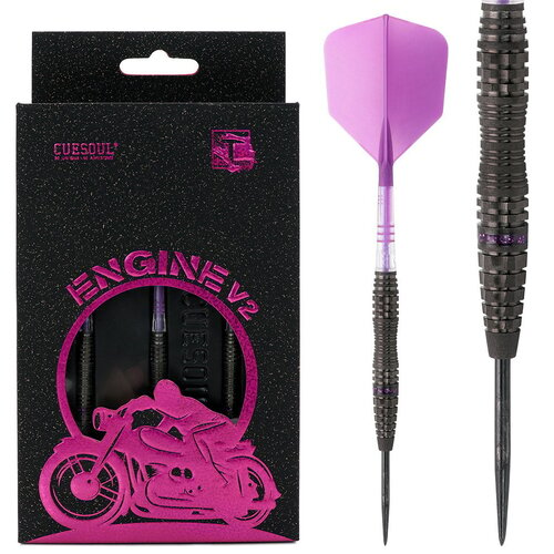 CUESOUL Cuesoul Engine V2 Purple Hope 90% Steel Tip Darts