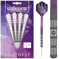 Unicorn Amethyst 1 90% Steel Tip Darts