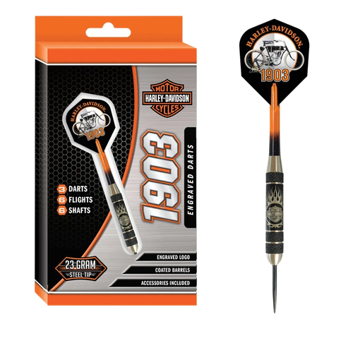 DW Original DW Harley Davidson 1903 Nickel Steel Tip Darts