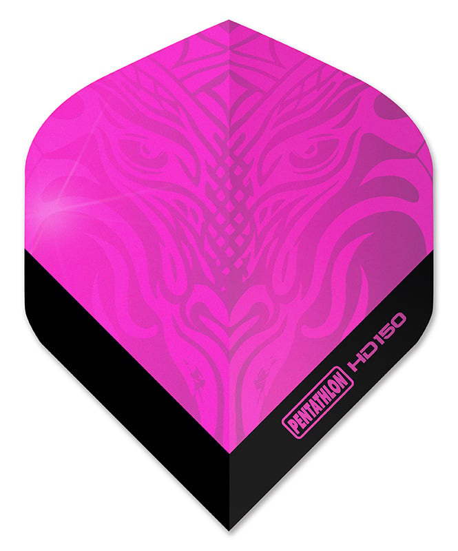 US Darts Ruthless R4X Pink Standard Dart Flights - 3 Sets (9