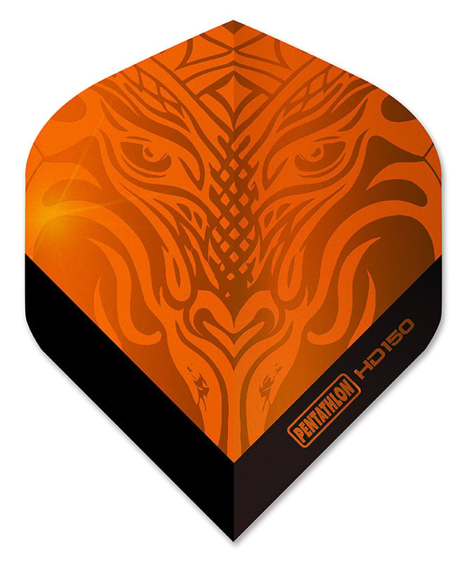 Unicorn Core 75 Dart Flights - Plus Std - Core - Orange