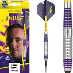 Target Luke Littler Brass Set 22 Pieces Soft Tip Darts