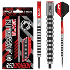 Red Dragon Javelin Black 85% Steel Tip Darts