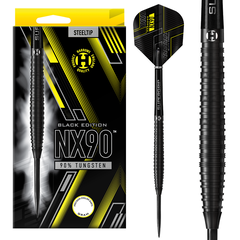 Harrows NX90 Black 90% Steel Tip Darts
