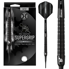 Harrows Supergrip Black 90%  Soft Tip Darts