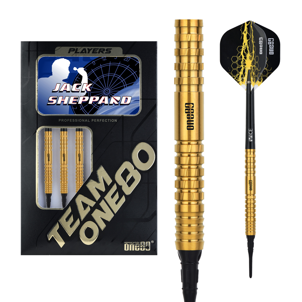 ONE80 Jack Sheppard 90% Soft Tip Darts - Dartshopper.eu ONE80 Jack Sheppard 90% Soft Tip Darts - Dartshopper.eu