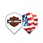 DW Harley Davidson USA Flag NO6 Darts Flights