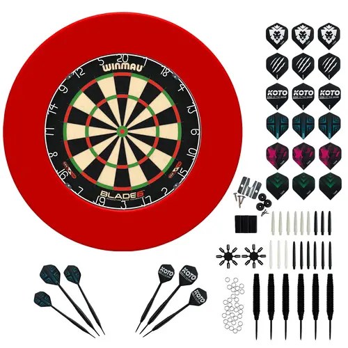 Winmau Winmau Blade 6 + Surround + KOTO Accessory Kit Steeltip Black 90 Pieces