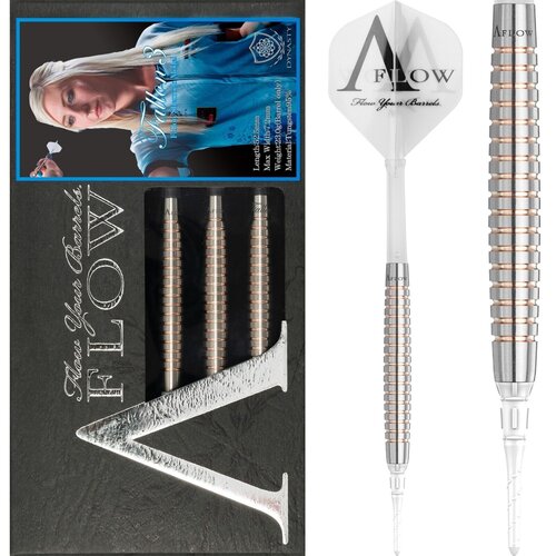 Dynasty Dynasty A-FLOW Fallon3 Pink Gold 95% Soft Tip Darts