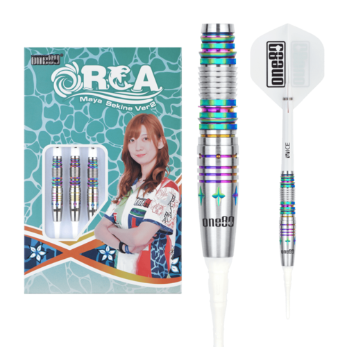 ONE80 ONE80 Maya Sekine Orca II Chameleon 90%  Soft Tip Darts