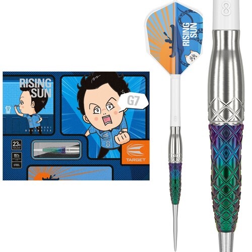 Target Japan Target Japan Haruki Muramatsu Rising Sun G7 95% Steel Tip Darts