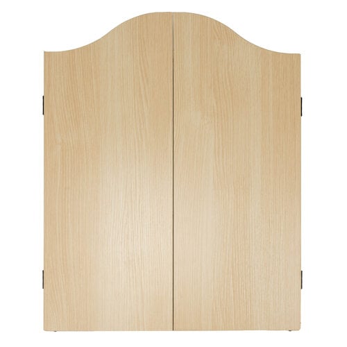 KOTO KOTO Darts Centre - Lightwood Dartboard Cabinet with Darts