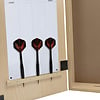 KOTO KOTO Darts Centre - Lightwood Dartboard Cabinet with Darts