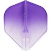 L-Style L-Style EZ L1 Standard 2-Tone Clear White Purple Darts Flights