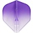 L-Style EZ L1 Standard 2-Tone Clear White Purple Darts Flights