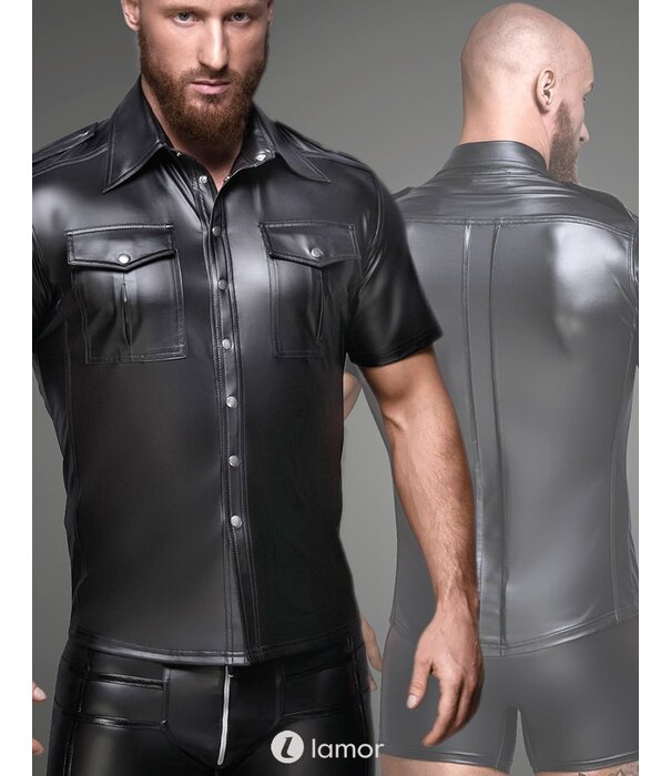 * NOIR handmade Stijlvol Heren shirt met voorzakken van Noir Handmade