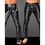 Sexy Powerwetlook heren broek met PVC delen van Noir Handmade