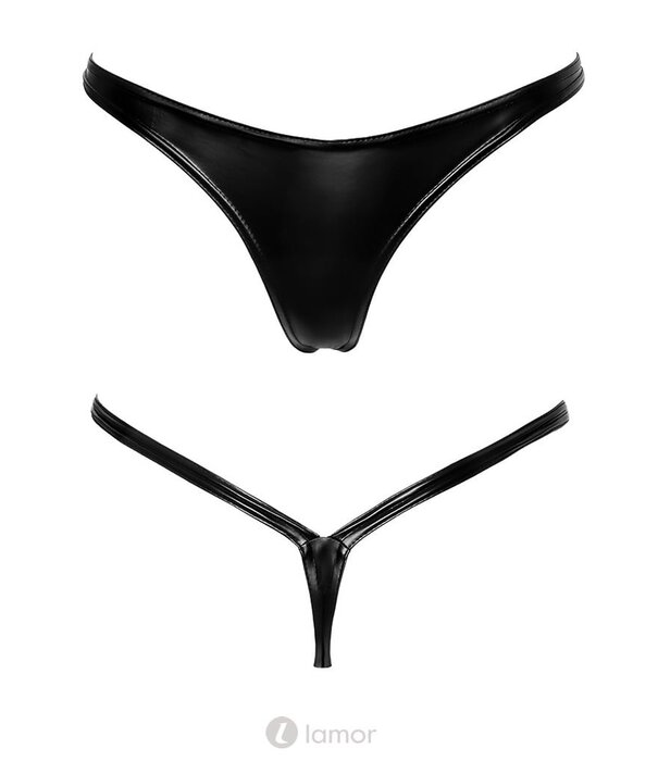 * NOIR handmade Sexy wetlook string  van Noir Handmade