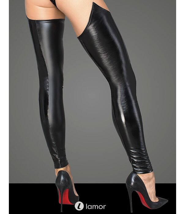 * NOIR handmade Kousen van powerwetlook en lakleder van Noir Handmade