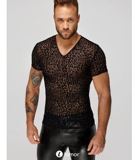Leopard Flock Heren T-Shirt, H071