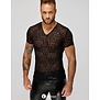 Stijlvol Leopard Flock Heren T-Shirt van Noir Handmade