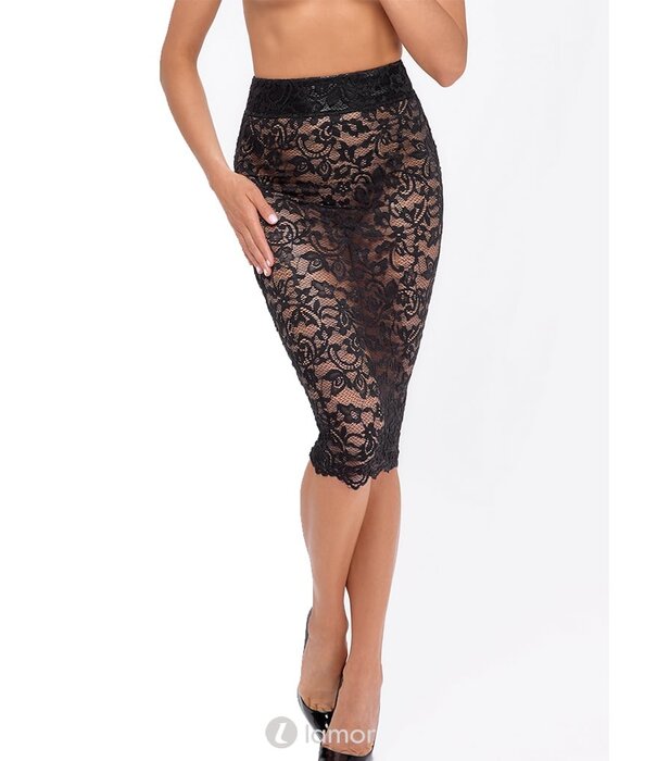 * NOIR handmade Half lange tule rok, F302 van Noir Handmade Libido