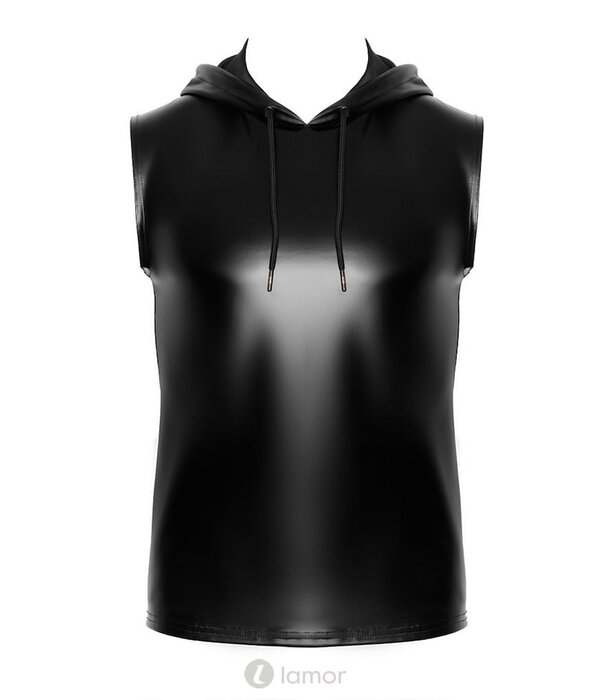 * NOIR handmade Wetlook Heren Hoodie van Noir Handmade  Chaos Collection