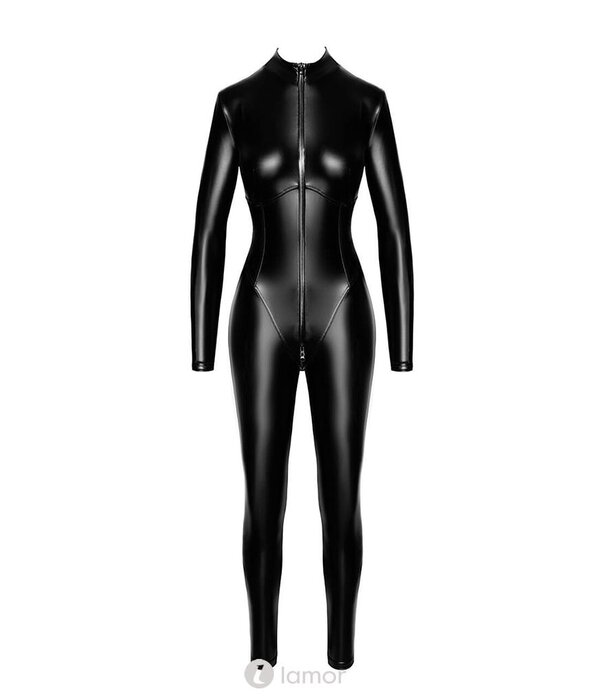 * NOIR handmade Wetlook catsuit Chimera met rittsluiting Noir Handmade  Orgia