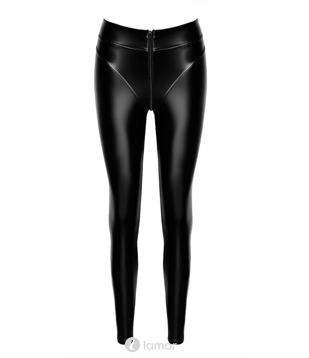 * NOIR handmade Wetlook legging Chimera met ritssluiting van Noir handmade  Orgia Collection