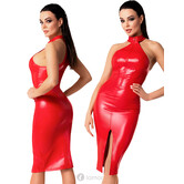 Rode jurk Orgiavan Noir Handmade Orgia Collection