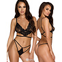 Sexy 2-delige kanten lingerie set van het merk Kissable