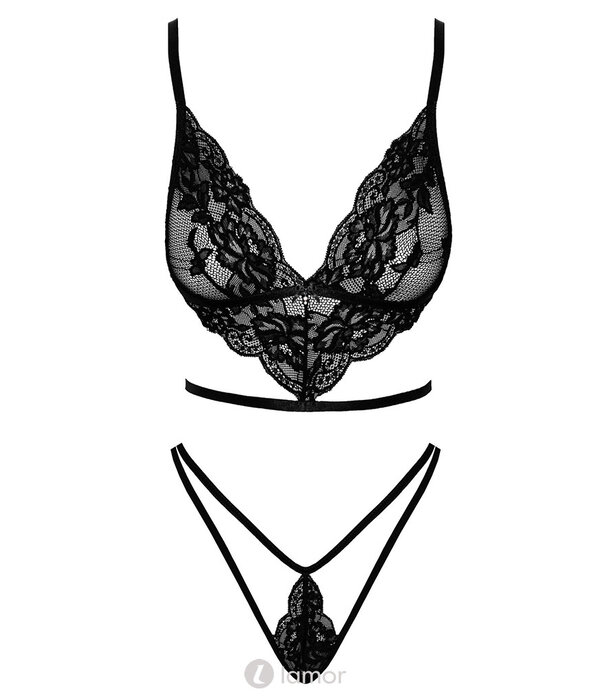* KISSABLE VAN NOIR HANDMADE Sexy 2-delige kanten lingerie set van het merk Kissable