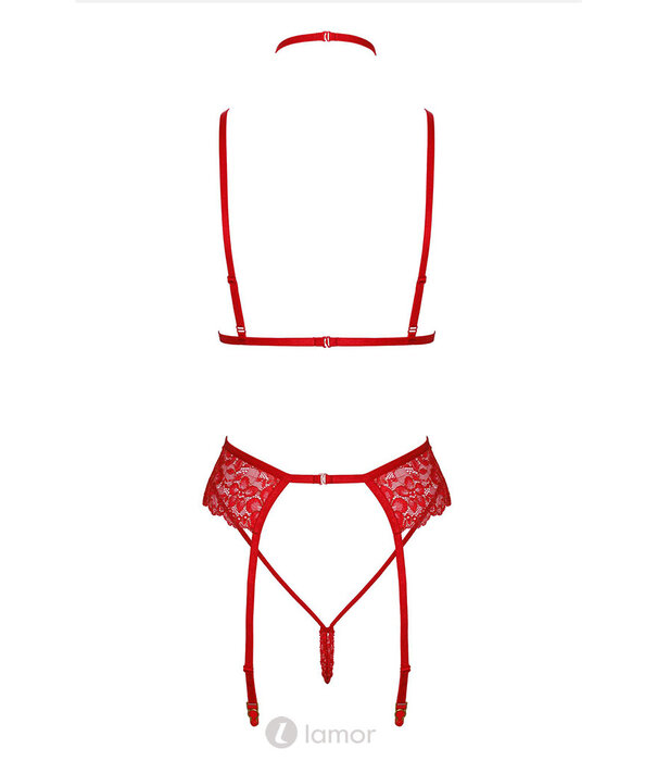 * KISSABLE VAN NOIR HANDMADE Sexy 5-delige kanten lingerie set van het merk Kissable