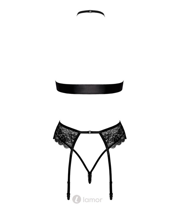 * KISSABLE VAN NOIR HANDMADE Sexy 4-delige kanten lingerie set van het merk Kissable