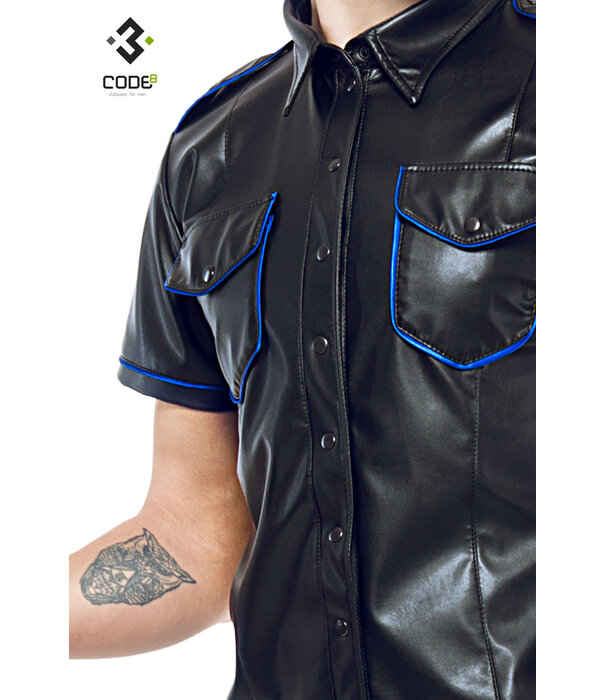* Code8 by XXX COLLECTION Shirt van hoge kwaliteit PU-Leer