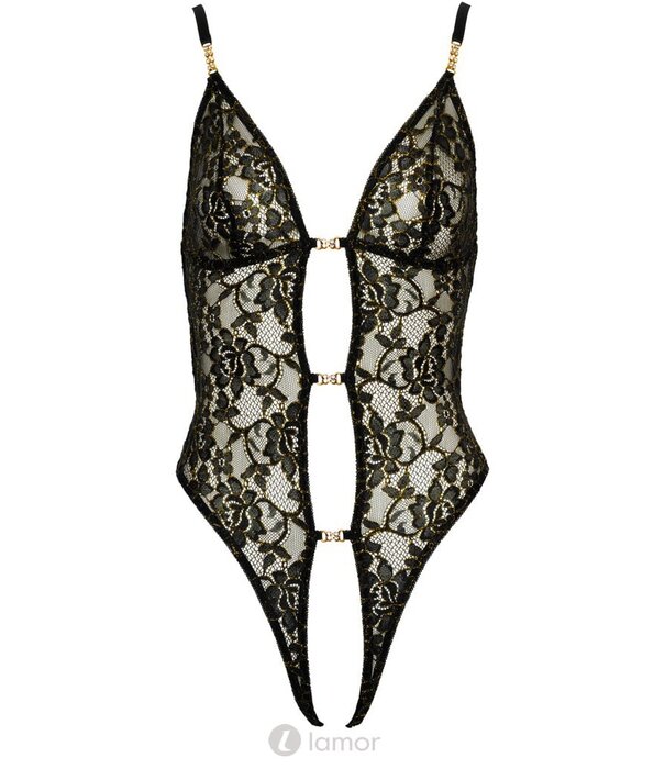 * ABIERTA FINA Zwarte kanten string  Noella van Abierta Fina