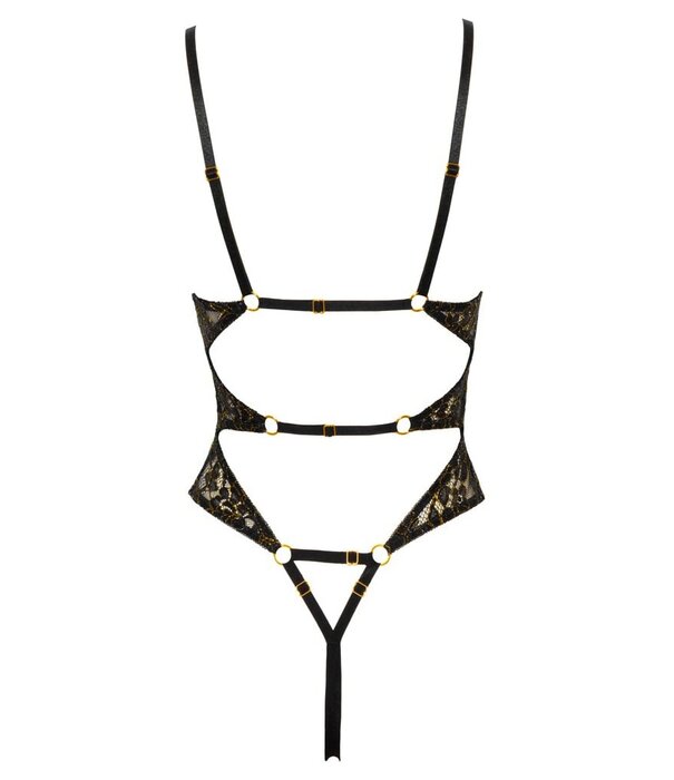 * ABIERTA FINA Zwarte kanten string  Noella van Abierta Fina