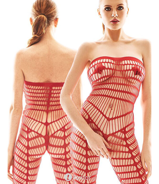 * ANAIS APPAREL Rode strapless bodystocking Orica van Anais apparel