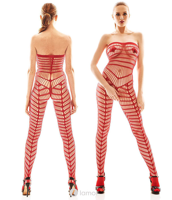 * ANAIS APPAREL Rode strapless bodystocking Orica van Anais apparel