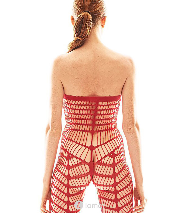 * ANAIS APPAREL Rode strapless bodystocking Orica van Anais apparel