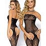 Zwarte strapless bodystocking Yoko van Anais apparel